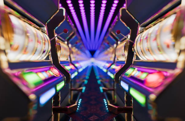 Slot game interface showing reels and spin button on ltdtoto alternatif